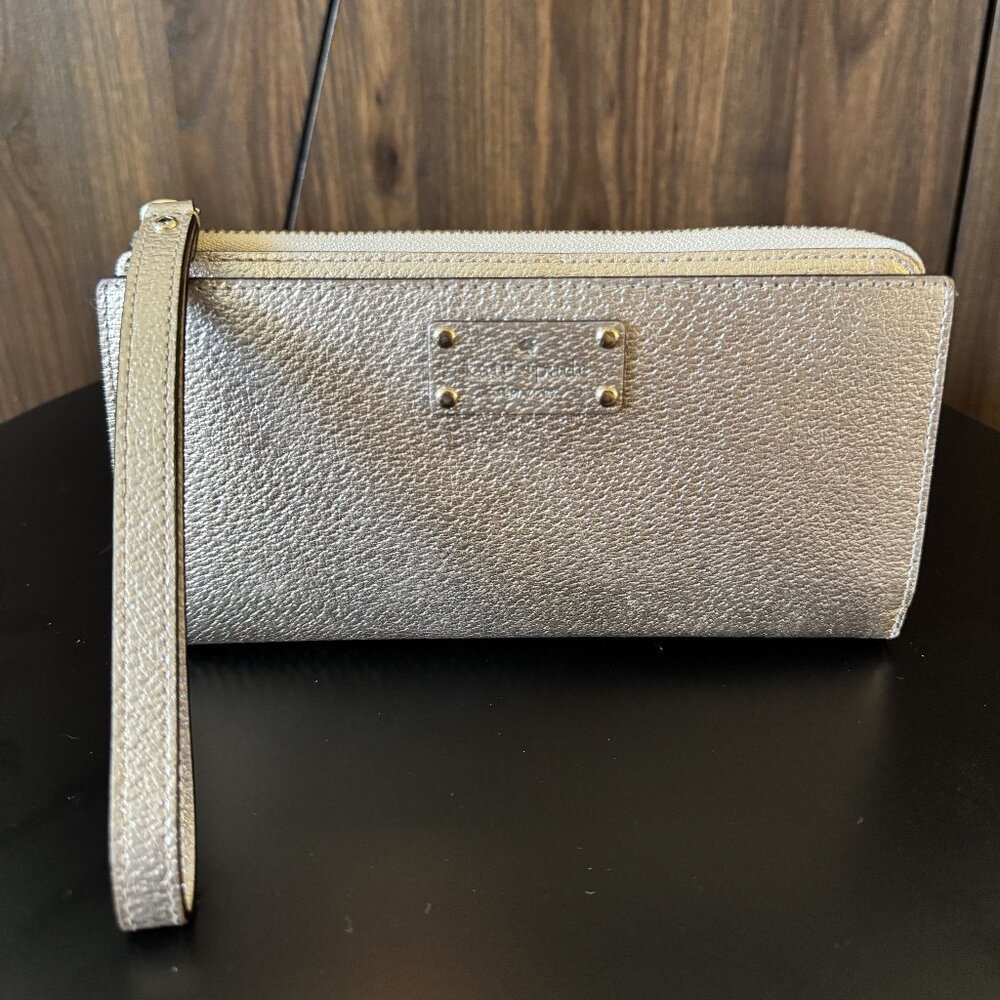 Kate Spade New York Wellesley Wallet Wristlet Gold